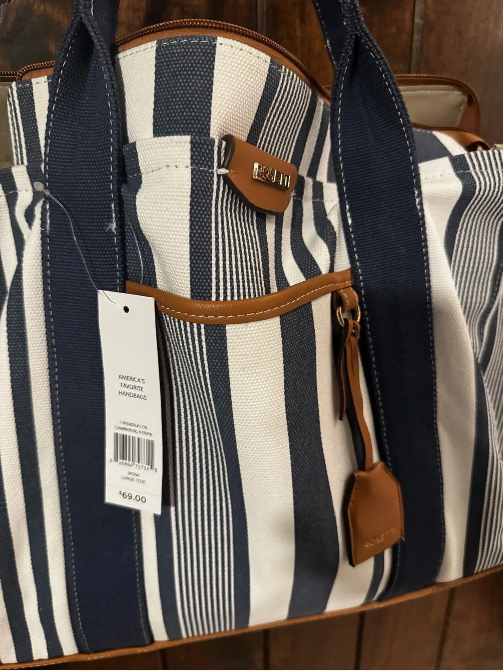Rosetti canvas tote